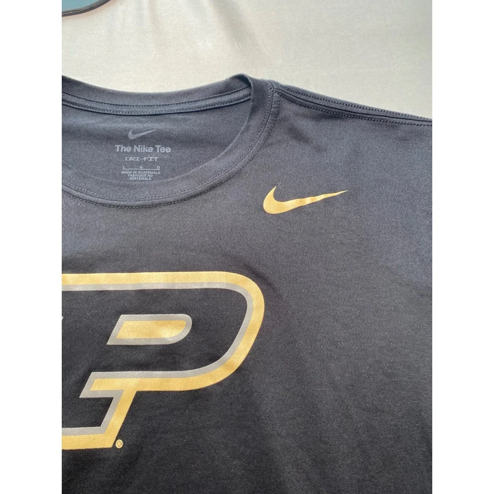 Nike Purdue Boilermakers Dri-FIT Long Sleeve Legend Tee Mens Large Black M22419